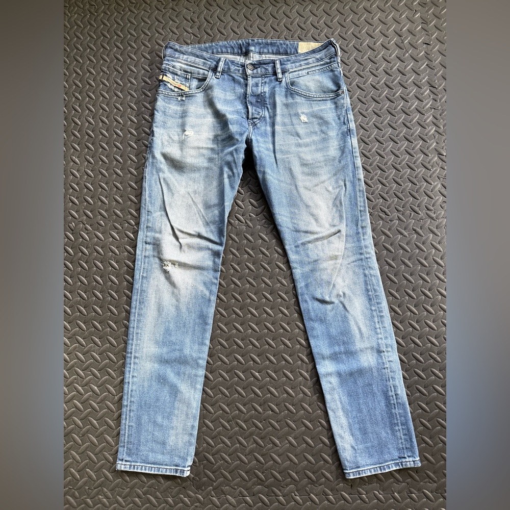 DIESEL D-Bazer Tapered-Fit Denim Jeans